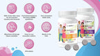 BariatricPal Multivitamin ONE 1 per Day! Bariatric Multivitamin Chewable with 45mg Iron - Mixed Berry (30 Count)