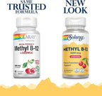 SOLARAY Methyl B12, Lozenge, Cherry (Btl-Plastic) 5000mcg | 60ct