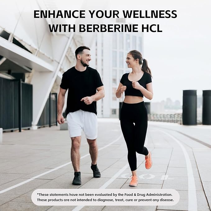 Berberine HCl Supplement with Ceylon Cinnamon & Citrus Bergamot – Botanical Formula for Daily Wellness – 120 Vegan Capsules