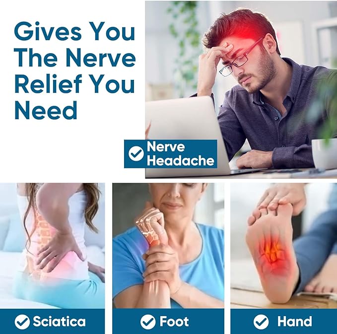 Nerve Savior for Neuropathy, 120 Capsules with 600mg Alpha Lipoic Acid, Benfotiamine & B12, for Discomfort in Feet, Hands, Legs, Back & Neck