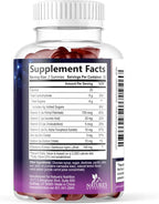 Elderberry Gummies - 3X Strength Black Elderberry Immune Support Gummy with Vitamin C, D3 and Zinc for Kids & Adults, Immune Health Support Supplement Gummy, Black Elder Berry Vitamins - 60 Gummies