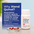 Xtendlife Xtend-Quinol CoQ10 Ubiquinol Supplement for Heart Health, Cellular Energy, and Healthy Aging - with 100mg Ubiquinol and 50mg GG (Geranylgeraniol)-4 Month Supply (Pack of 2)
