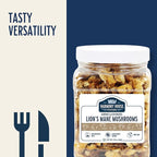 Harmony House Foods Dried Gourmet Lion's Mane Mushrooms (2.25 oz, Quart Size Jar)