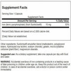 Swanson Sunactive Non-Irritating Iron 15 Milligrams 90 Capsules