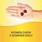 Nature’s Way Alive! Zero Sugar Women's Gummy Multivitamins, Energy Metabolism*, Hair, Skin, Nails*, B-Vitamins, No Sugar Alcohols, Plant-Based Sweeteners, Strawberry Flavored, 80 Gummies