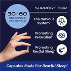 Herb Pharm Valerian Root Sleep Support Capsules: Certified Organic Sleep Aid for Adults Valeriana Extract for Relaxation, Non-Bitter, Melatonin Free, Vegan, ~30-60 Day Supply, 60 Capsules*