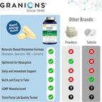 Granions Histamine Balance Complex - Quercetin with Bromelain, NAC and Vitamin C - D-Hist Seasonal Histamine Blocker & Immune Support Supplement for Adults and Children - 60 Vegan Capsules