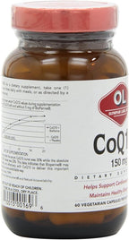 Olympian Labs Coq, 150mg, 60 Capsules (Packaging May Vary) (Pack of 2)