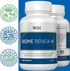 Well of Life Biome Renew 4 - All-in-one Digestive & Gut Health Formula - w/Digestive Enzymes Prebiotics & Probiotics for Healthy Gut Biome for Men and Women - Supports Gut Lining, Gas & Bloating