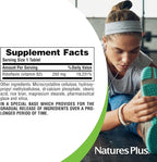 NaturesPlus Vitamin B2 250 mg - 60 Sustained Release Tablets - Supports Energy, Immune Health & Vibrant Hair, Skin, and Nails - Antioxidant Protection - Vegetarian, Gluten Free - 60 Servings