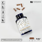 Nootropics Depot Lions Mane Mushroom Capsules | 8:1 Whole Fruiting Body Dual Extract | 500mg | 60 Count | Hericium erinaceus