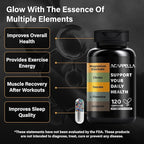 ACAPPELLA Magnesium Glycinate with Magnesium Citrate Capsules l theanine Supplement apigenin Capsules - apigenin Supplement l-theanine - 120 Count