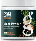Gaia Herbs Maca Powder - Energy Supplement - Traditionally Used to Support Healthy Energy & Stamina* - Made with USDA Certified Organic Maca Root (Lepidium meyenii) - 8 Oz (69 Servings)