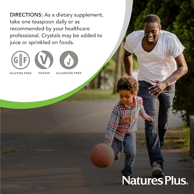 NaturesPlus Vitamin C Micro-Crystals - 8 oz - Antioxidant - Supports Immune Health & Overall Well-Being - Vegan, Gluten Free - Approx. 45 Total Servings