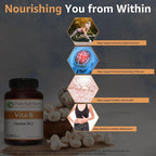 Pure Nutrition Natural Vitamin B12 1500mcg (Methylcobalamin) | 120 Veg Tabs | Vitamin B12 Supplement Helps Support Metabolism, Blood Cells, and Nerves Function* | Non GMO