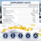 NATURE TARGET Omega 3 Fish Oil 1600mg, High-Purity Omega 3 EPA DHA with PS & CoQ10, Fish Oil Supplements for Heart Health, Brain Function & Memory, Advanced Absorption, Non-GMO, 120 Softgels