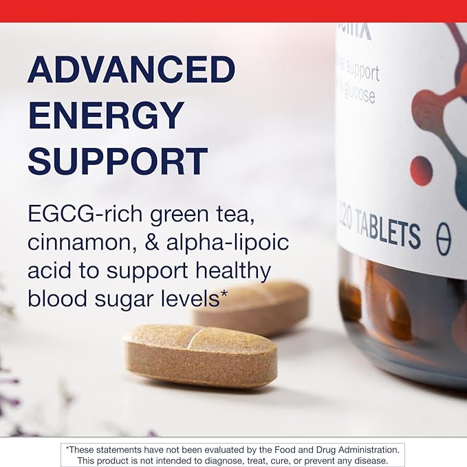 Metagenics MetaGlycemX - 100 mg Alpha-Lipoic Acid - Supports Carbohydrate Metabolism* - Antioxidant Support* - with Green Tea Extract - Non-GMO & Gluten-Free - 120 Count