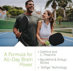 Irwin Naturals Healthy Brain All-Day Focus - 60 Liquid Soft-Gels - Boosts Mental Performance & Promotes Long-Term Brain Health - 30 Servings