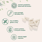 Micro Ingredients 8-in-1 Multi Collagen Powder & Women’s Probiotics 100 Billion CFU Veggie Capsules | 2 Pack | Hydrolyzed Peptides + Hyaluronic Acid & Vitamin C | 40 Strains + Cranberry & D-Mannose