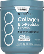NeoCell Collagen Peptides Powder | 22oz | Super Hair, Skin, and Nails | Superior Absorption | Grassfed Protein Supplement | Advanced with 18 Essential Amino Acids