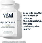 Vital Nutrients Phyto-Curcumin Plus Enzymes - Curcumin Supplements with Phytosome Extract - Support for Muscle, Bone, Liver, and Heart Health* - Gluten, Dairy, Soy Free - 60 Capsules