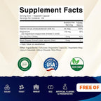 Vitamatic Magnesium (from Bisglycinate & Oxide) with Vitamin D3 & Zinc - 120 Veg Capsules - Supports Muscle, Joint, Nerve & Heart Health – Non-GMO, Gluten-Free