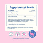 JoySpring Immune Drops - Kids’ Immunity Support Supplement (1 fl oz, 30 Servings) with Organic Elderberry Liquid, Echinacea, Oregon Grape Root & Orange Peel for Ages 2-16+ Years and Adults