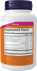 NOW Foods Supplements, Vitamin B-100, Sustained Release, Energy Production*, Nervous System Health*, 100 Tablets