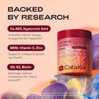 Cata-Kor NMN Supplement 1000mg & Calcium AKG Complex - NAD+ Supporing Supplement with TMG, Quercetin & MSM, Hyaluronic Acid & Biotin Collagen Support Beauty Complex