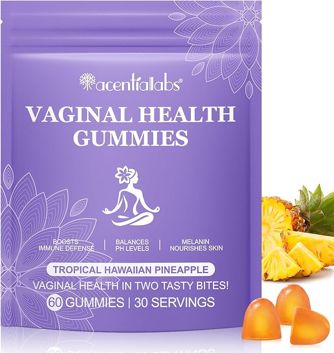 Vaginal Probiotics for Women, Vital Source Feminine Gummies, pH Balance for Women, Premium Feminine Balance Gummies, Promotion of Womens Health - 60Gummies