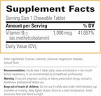 Integrative Therapeutics B-12 Active, Vitamin B12, Supports Nerve Function*, Cherry Flavored, 30 Chewable Tablets - 2 Pack