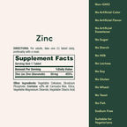 Nature’s Bounty Zinc 50mg, Immune Support & Antioxidant Supplement, Promotes Skin Health, 1 Caplet Per Day, Gluten Free, 250 Vegetarian Caplets