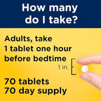 Nature Made Melatonin 10mg Maximum Strength Tablets, 100% Drug Free Sleep Aid for Adults, Melatonin for Adults, 70 Count, 70 Day Supply
