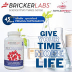 Bricker Labs Big-V Triple Strength Vanadyl Supplement: Vanadyl Sulfate 30 mg, Taurine 600 mg, Selenium, Chromium and Niacin, Blended Mineral Supplement, 180 Capsules (180 Servings)