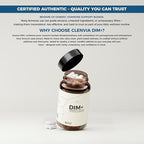 DIM Supplement with Pomegranate & Sulforaphane – Estrogen Supplement for Women and Men – Diindolylmethane with Antioxidant Ingredients – 90 Capsules, Vegan Formula with SGS & Fruit Extracts & Non-GMO