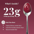 The Fiber Gel High Dietary Fiber Prebiotic Gel Formula — 100% Natural & Clean Label — Plant-Based Psyllium Husk & Inulin Complex — Keto Friendly, Vegan, No Added Sugar — Raspberry, 16 oz