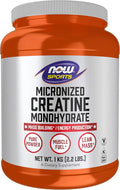 Now Sports Nutrition, Micronized Creatine Powder 500 g, Mass Building*/Energy Production*, 1 kg.