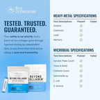 Live Conscious Beyond Collagen Multi Collagen Powder for Women w/Types I, II, III, V & X - Keto Friendly, Hydrolyzed Collagen Peptides Powder Blend w/Biotin & Vitamin C 41 Servings