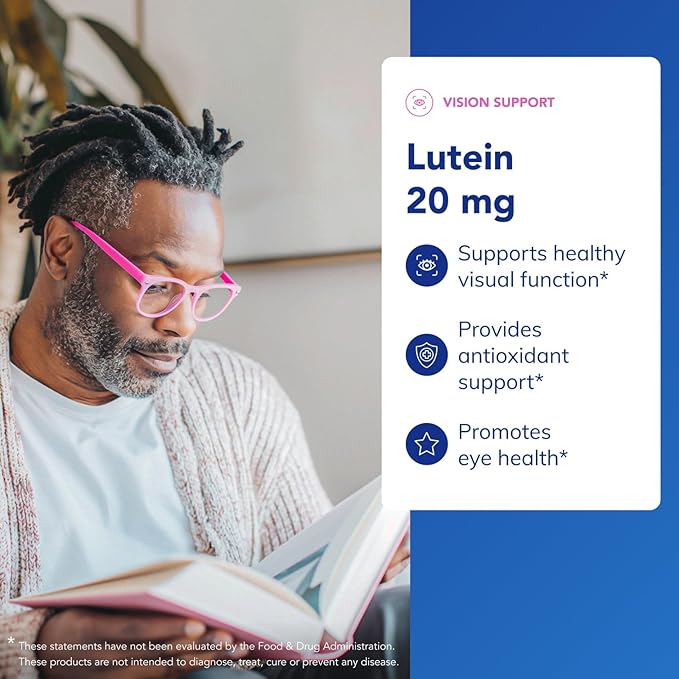 Pure Encapsulations Lutein 20 mg | Hypoallergenic Antioxidant Support for Healthy Visual Function | 60 Softgel Capsules