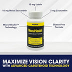 Macuhealth Triple Carotenoid Formula - Eye Vitamins for Adults - 90 Softgels, 3 Month Supply