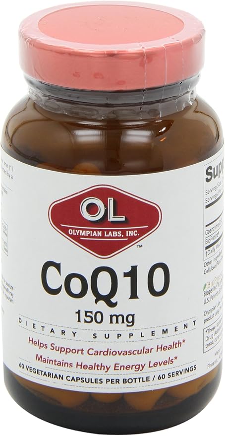 Olympian Labs Coq, 150mg, 60 Capsules (Packaging May Vary) (Pack of 2)