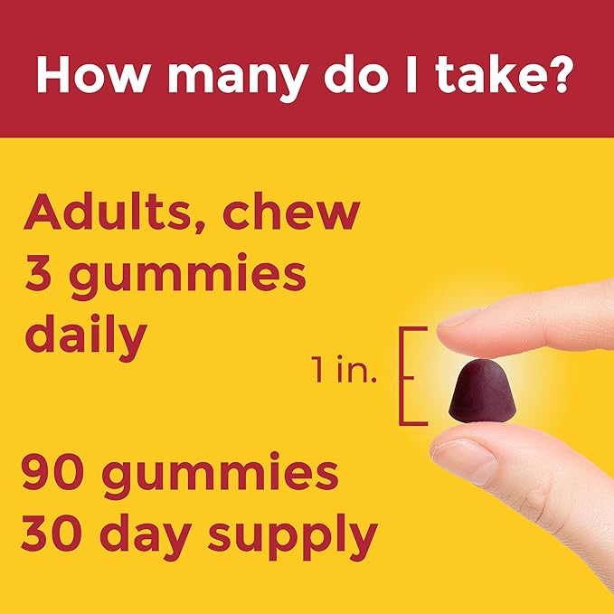 Nature Made Advanced Multivitamin Gummies for Him with Magnesium Citrate,Calcium & All 8 B Vitamins,Multivitamin for Men,90 Gummies,30 Day Supply,(Pack of 2)