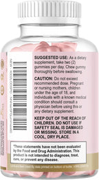 Hair Vitamins Gummies - Sugar Free Hair Growth Support Gummy with Biotin 5000 mcg Per Serving, Vitamin A, B12, C, D, E, Folic Acid - Supports Strong Beautiful Hair and Nails, Vegetarian - 60 Gummies
