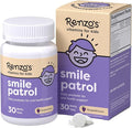 Renzo's Smile Patrol Dissolvable Probiotics for Kids, Sugar-Free - Kids Oral Health Supplement with 4 Probiotic Strains & L-Arginine for Healthy Teeth & Gums - 30 Melty Tabs, Grape Flavor