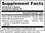 GAT SPORT Pro Magnesium, High Potency, Increased Absorption Vitamin B6, Vitamin D, 120 Capsules