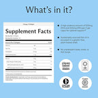 Needed. Prenatal Omega-3 - High Potency Dose of Sustainably Sourced Fish Oil, 1000mg DHA, 1000mg EPA, Encased in a Gelatin-Free, Plant-Based Softgel Shell