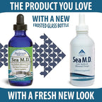 Anderson Sea M.D. Concentrated Trace Mineral Drops, 79 Trace Minerals with Magnesium, Sodium and Chloride Electrolytes - Supports Hydration, Energy, Muscles and Bone Health - 4 Fl Oz, 60 Servings