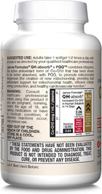 Jarrow Formulas QH-absorb + PQQ - 30 Softgels - Dietary Supplement Supports Mitochondrial Biogenesis, Energy Production & Cardiovascular Health - Up to 30 Servings