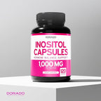 Inositol Capsules (Myo Inositol) (1000mg Per Serving 120 Capsules) Myo Inositol Supplement for Women Hormone Balance Support - Vegan Safe - Third Party Tested - Gluten Free & Made in USA (120 Count)