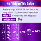 Magnesium Glycinate with Vitamin B6 Research Proven to Enhance Absorption, 1350mg Fully Chelated - Supports Sleep, Stress Relief, Energy, Muscle Cramps - Gluten Free, NonGMO, 180 Vegan Capsules